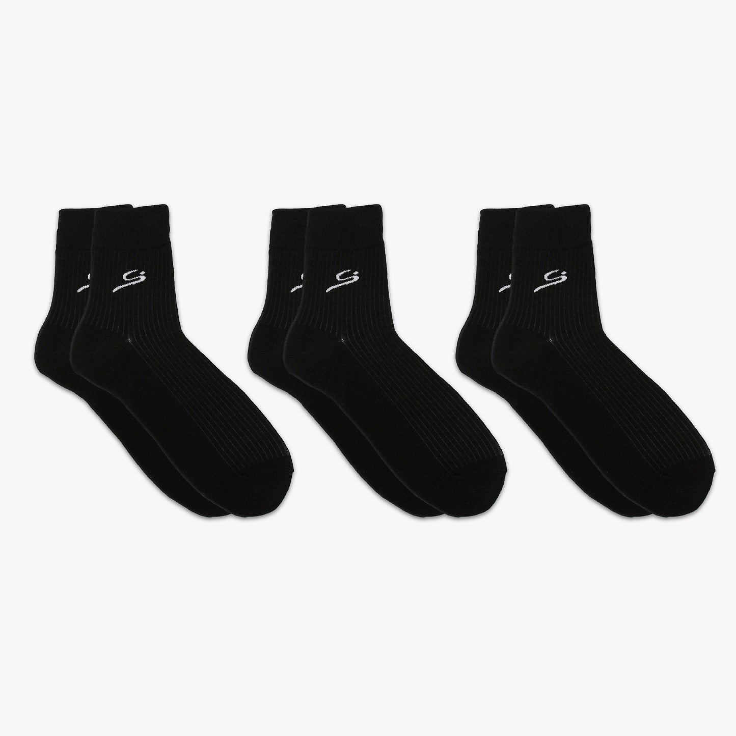 Men's Ribbed Crew Sock 3-Pack