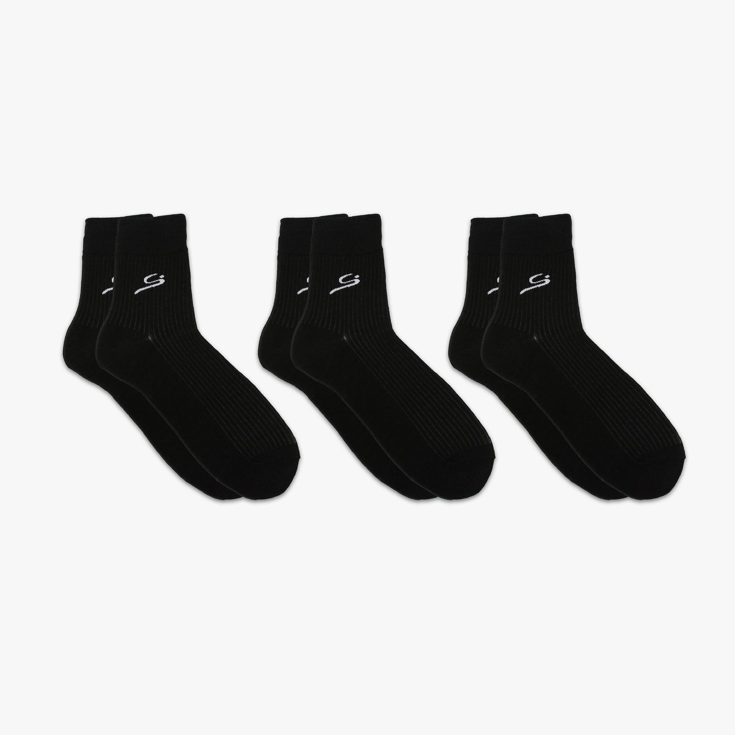 Men's Ribbed Crew Sock 3-Pack